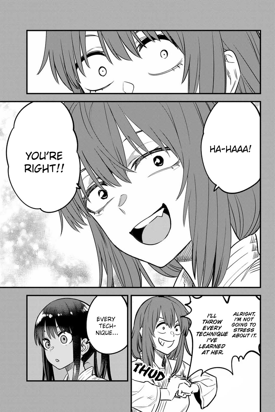 Please don't bully me, Nagatoro Chapter 136 page 23 - Chapter 136: Gamo-chan!! Go for it!!