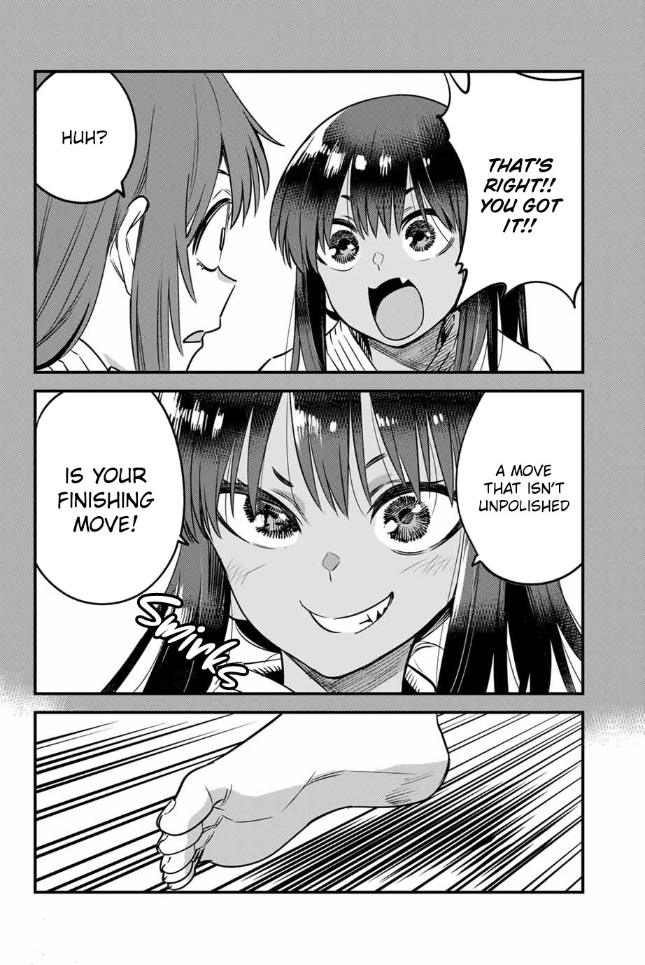 Please don't bully me, Nagatoro Chapter 136 page 24 - Chapter 136: Gamo-chan!! Go for it!!