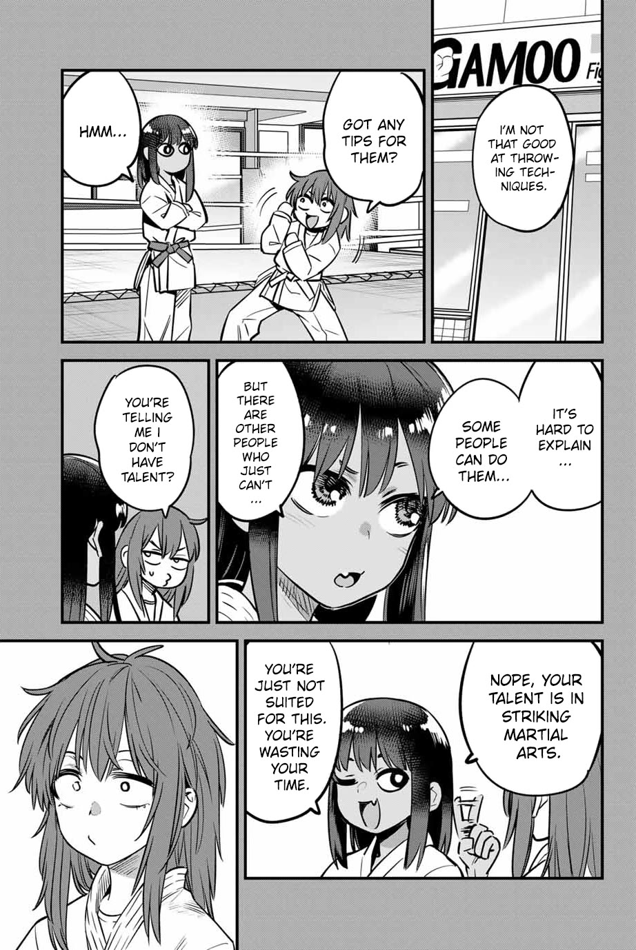 Please don't bully me, Nagatoro Chapter 136 page 7 - Chapter 136: Gamo-chan!! Go for it!!