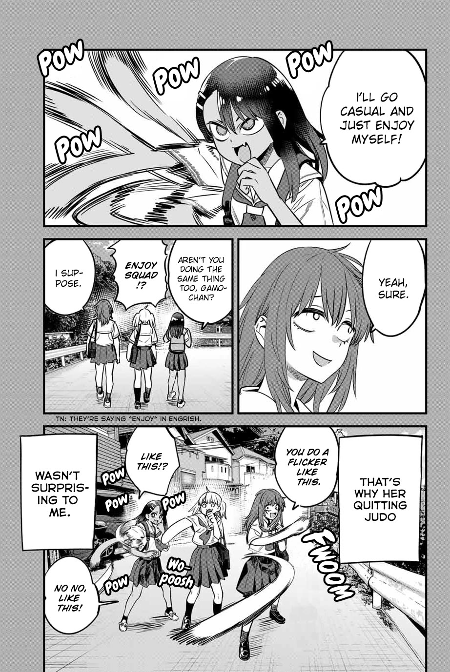 Please don't bully me, Nagatoro Chapter 136 page 9 - Chapter 136: Gamo-chan!! Go for it!!
