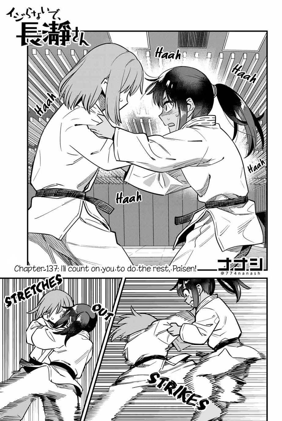 Please don't bully me, Nagatoro Chapter 137 page 1 - Chapter 137: I'll count on you to do the rest, Paisen!