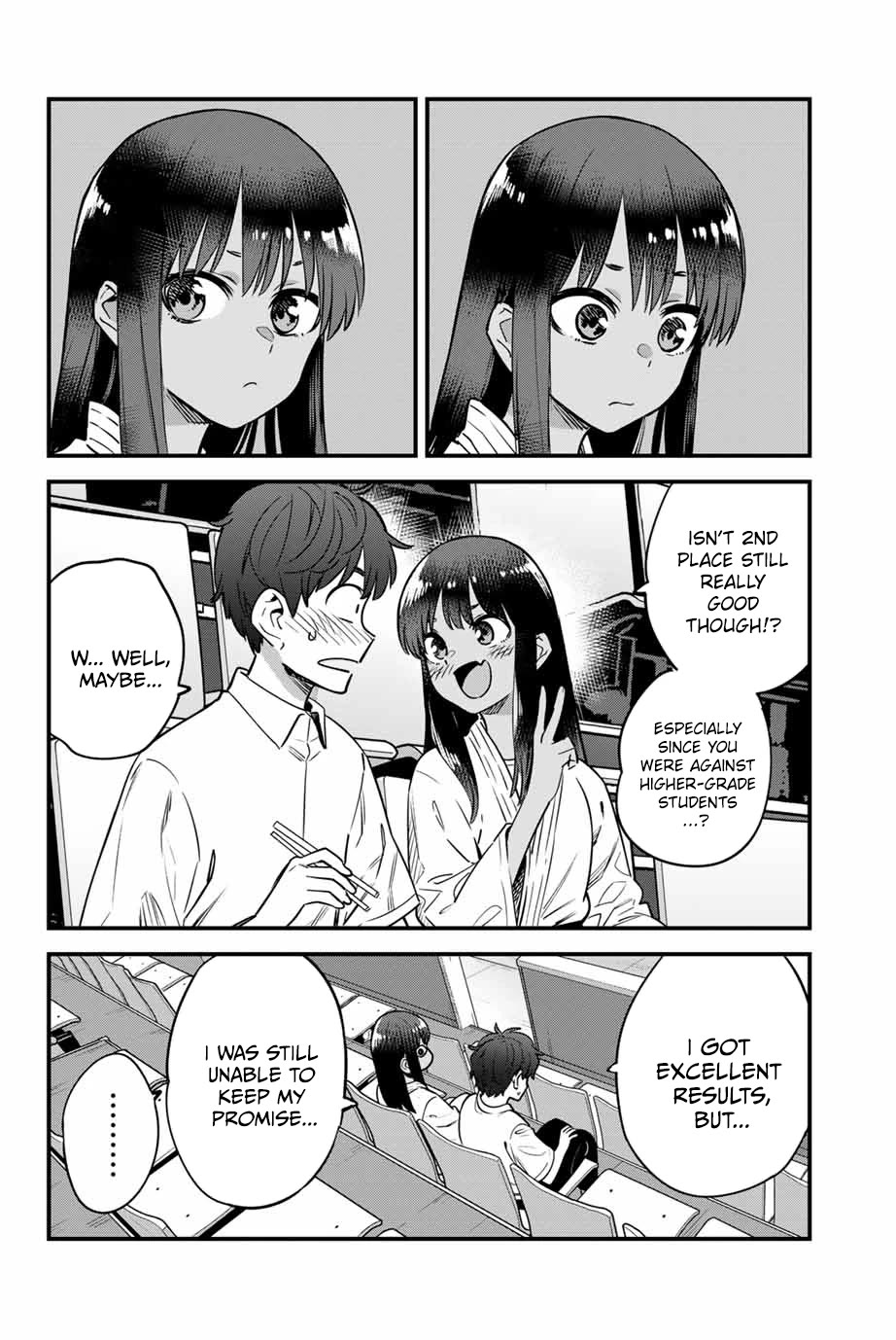 Please don't bully me, Nagatoro Chapter 138 page 4 - Chapter 138: Well, that's expected of you, Senpai.