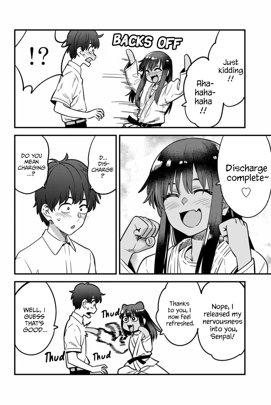Please don't bully me, Nagatoro Chapter 139 page 22 - Chapter 139: I released my nervousness into you, Senpai!