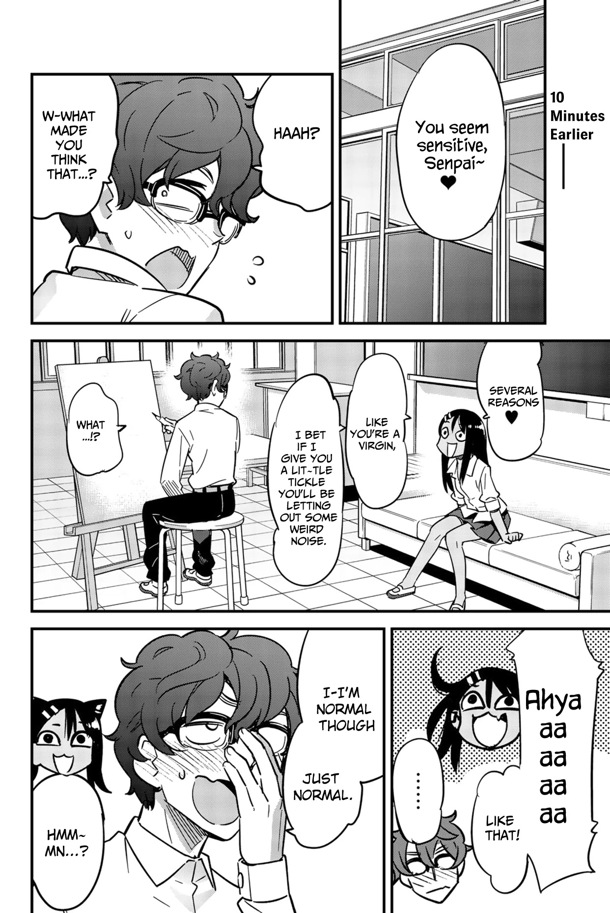 Please don't bully me, Nagatoro Chapter 14.2 page 2 - Chapter 14.2: Omake 2: You seem sensitive, Senpai~