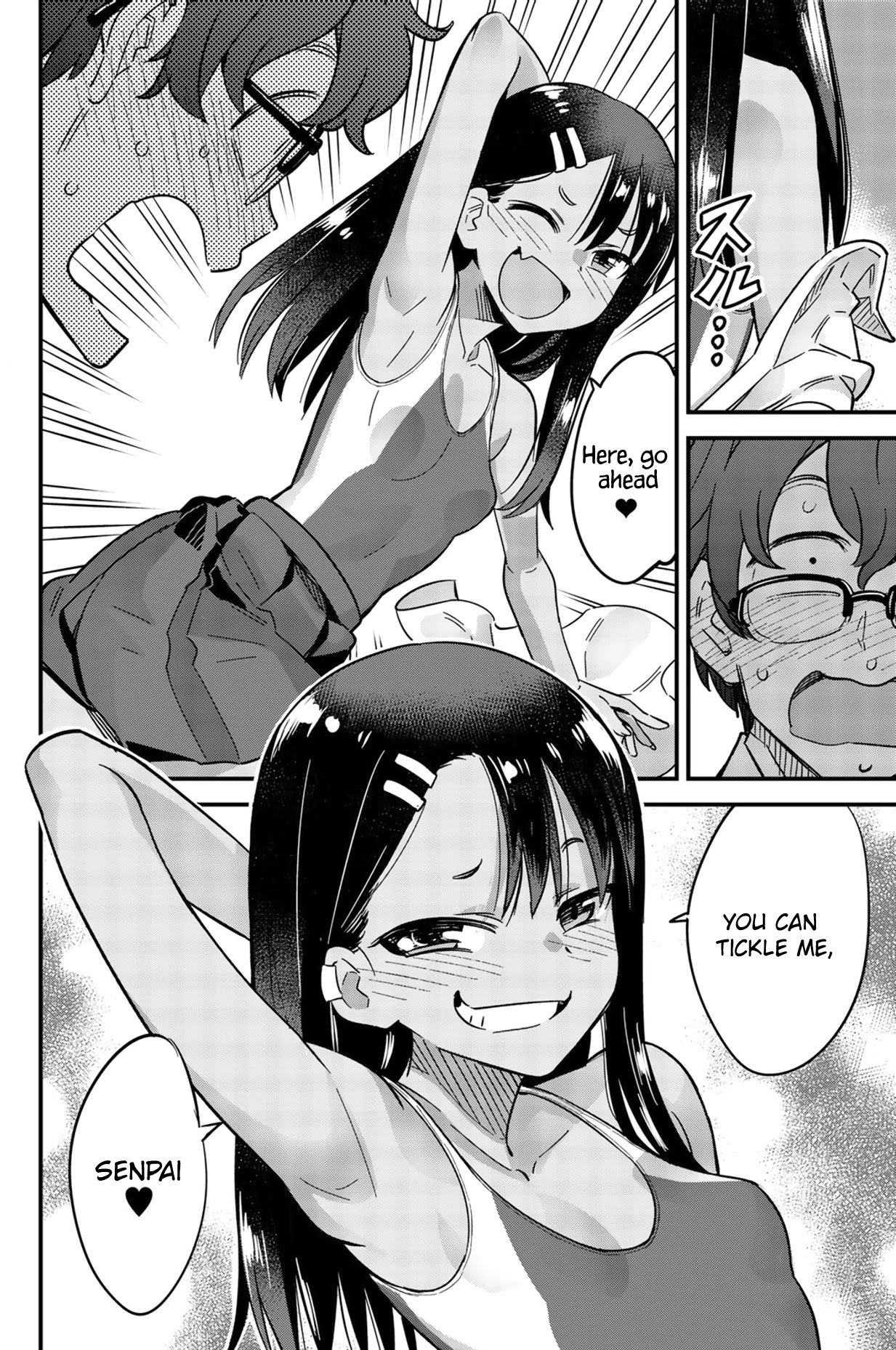 Please don't bully me, Nagatoro Chapter 14.2 page 6 - Chapter 14.2: Omake 2: You seem sensitive, Senpai~
