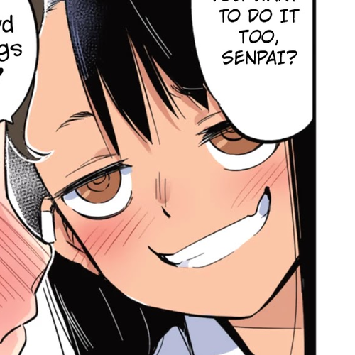 Please don't bully me, Nagatoro Chapter 14.3: Colored Omake 1: Don't you want to do it too, Senpai? cover