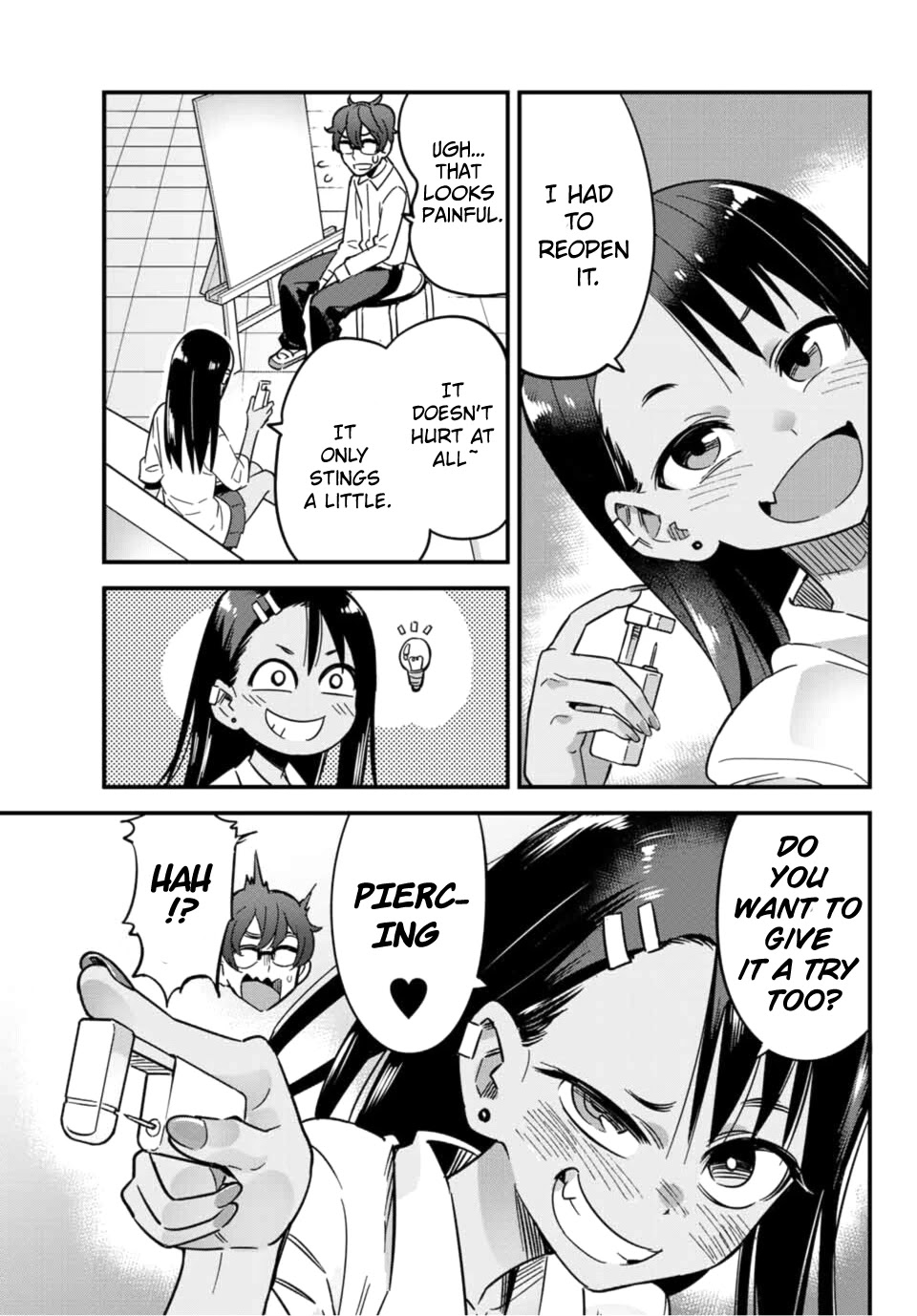 Please don't bully me, Nagatoro Chapter 14 page 3 - Chapter 14: Senpai Is Scared