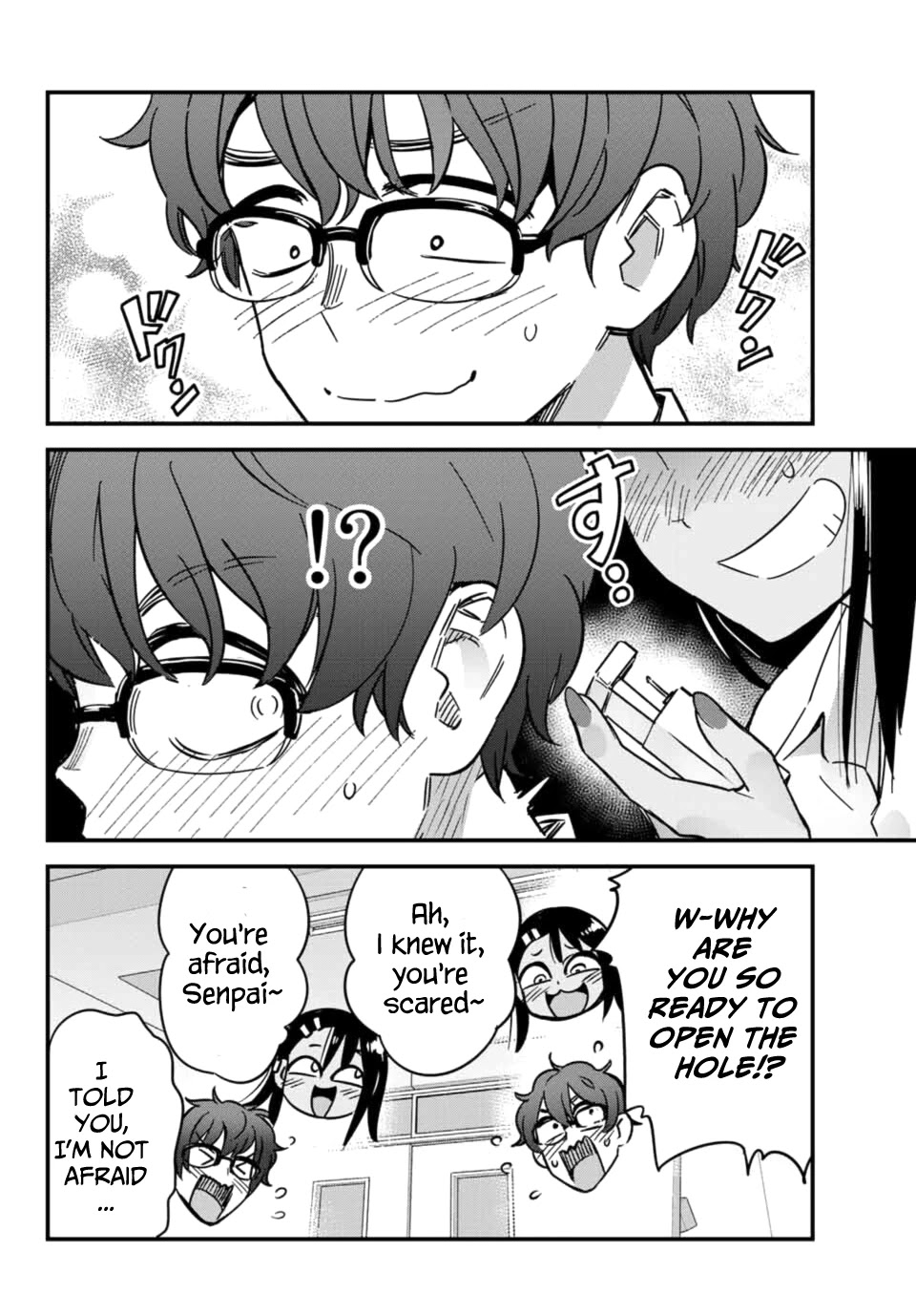 Please don't bully me, Nagatoro Chapter 14 page 6 - Chapter 14: Senpai Is Scared