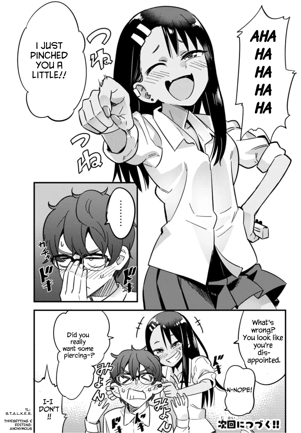 Please don't bully me, Nagatoro Chapter 14 page 9 - Chapter 14: Senpai Is Scared