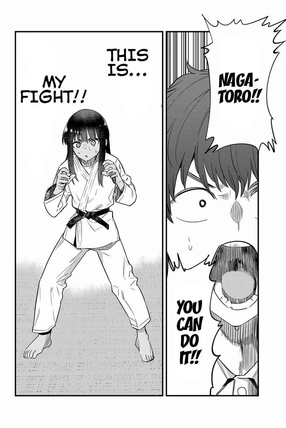 Please don't bully me, Nagatoro Chapter 141 page 10 - Chapter 141: I'm... I'm fighting for myself and for senpai!!