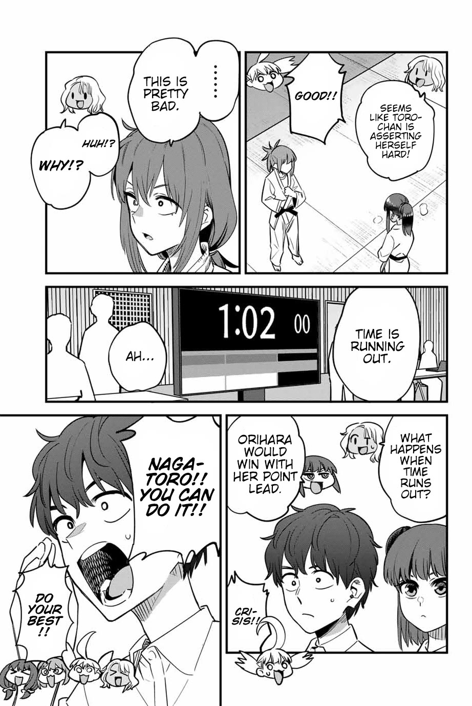 Please don't bully me, Nagatoro Chapter 141 page 5 - Chapter 141: I'm... I'm fighting for myself and for senpai!!