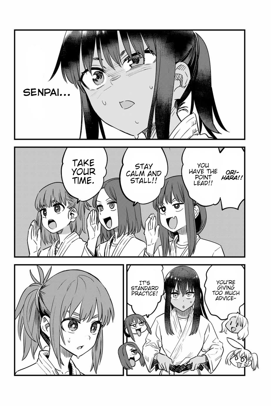 Please don't bully me, Nagatoro Chapter 141 page 6 - Chapter 141: I'm... I'm fighting for myself and for senpai!!