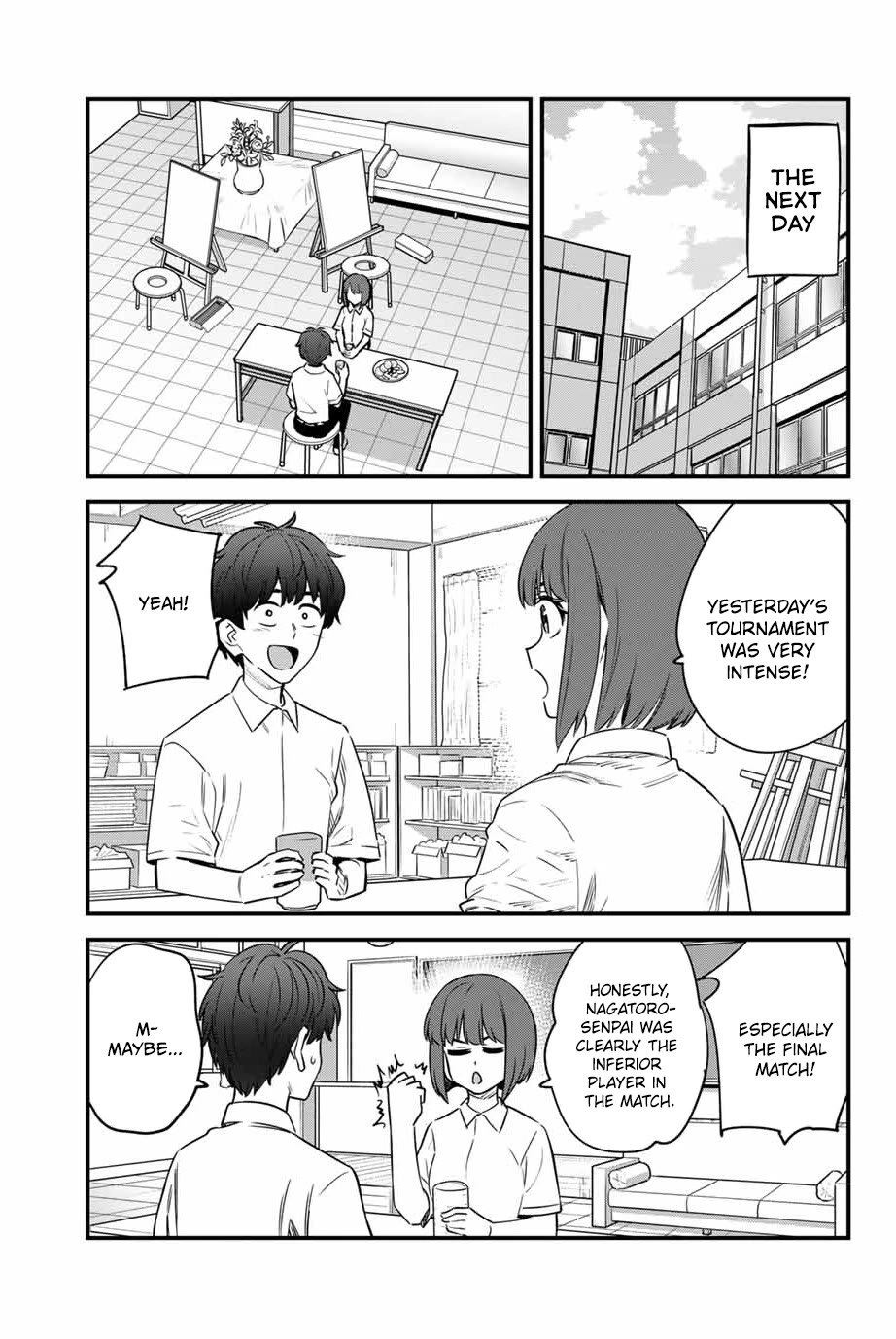 Please don't bully me, Nagatoro Chapter 142 page 7 - Chapter 142: Senpai!! Wait wait wait...