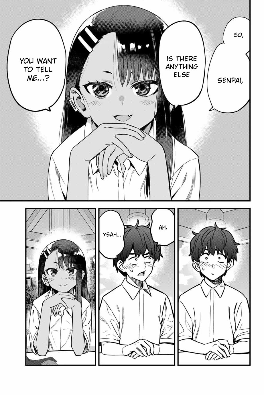 Please don't bully me, Nagatoro Chapter 143 page 11 - Chapter 143: Come one, please say something, Senpai.