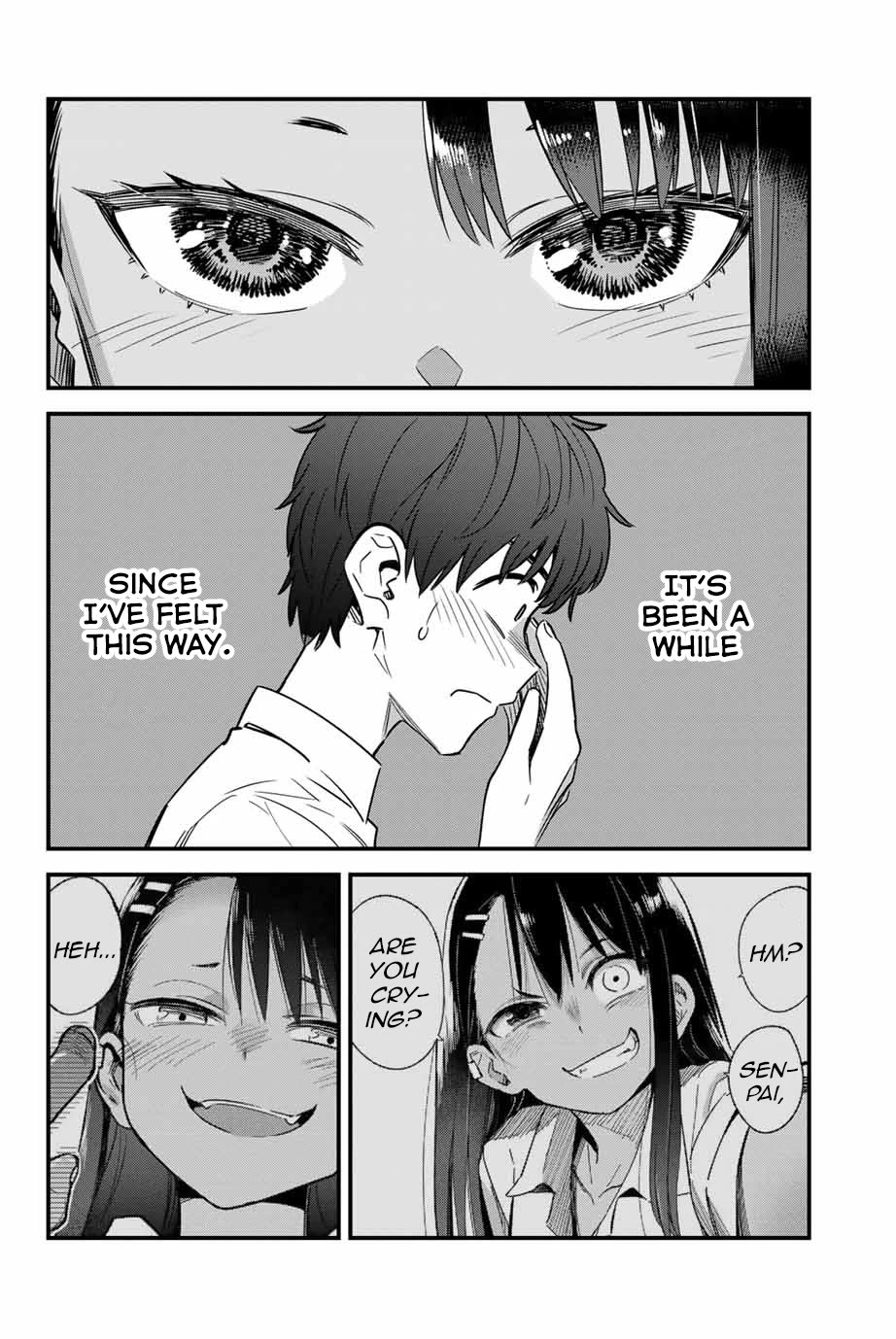 Please don't bully me, Nagatoro Chapter 143 page 16 - Chapter 143: Come one, please say something, Senpai.