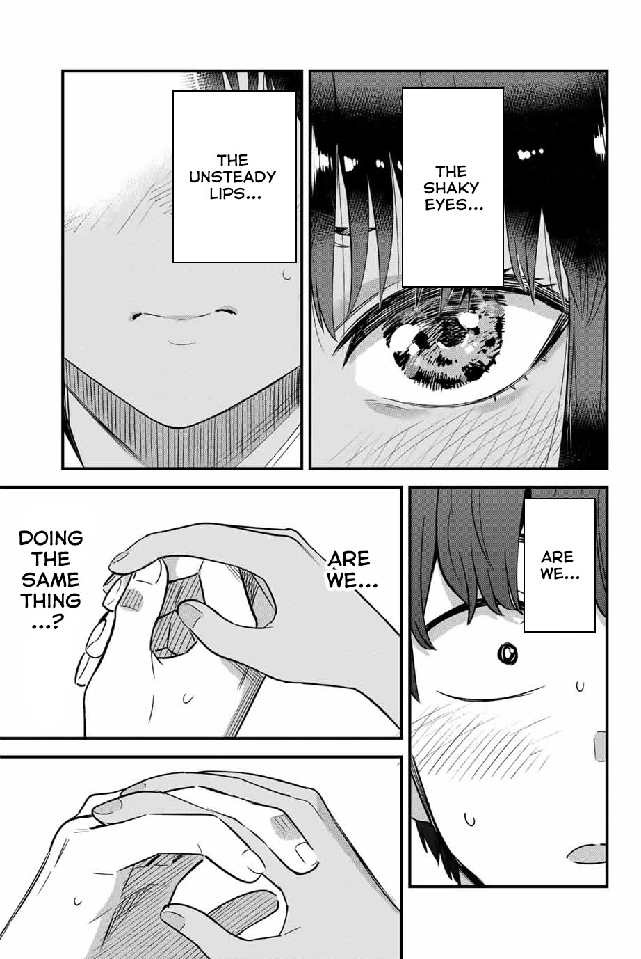 Please don't bully me, Nagatoro Chapter 143 page 21 - Chapter 143: Come one, please say something, Senpai.