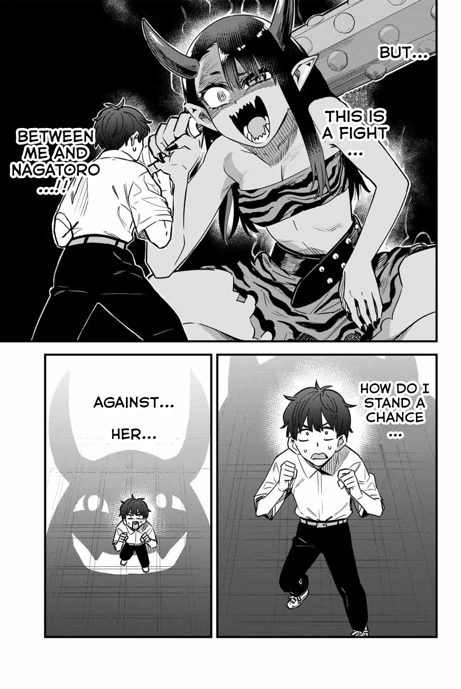Please don't bully me, Nagatoro Chapter 143 page 3 - Chapter 143: Come one, please say something, Senpai.