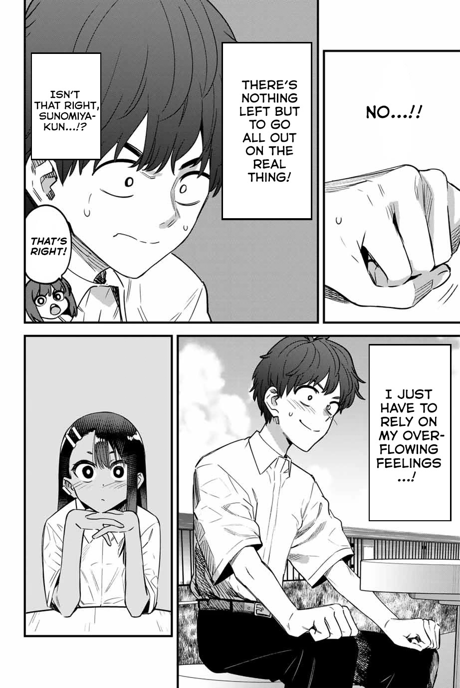 Please don't bully me, Nagatoro Chapter 143 page 4 - Chapter 143: Come one, please say something, Senpai.