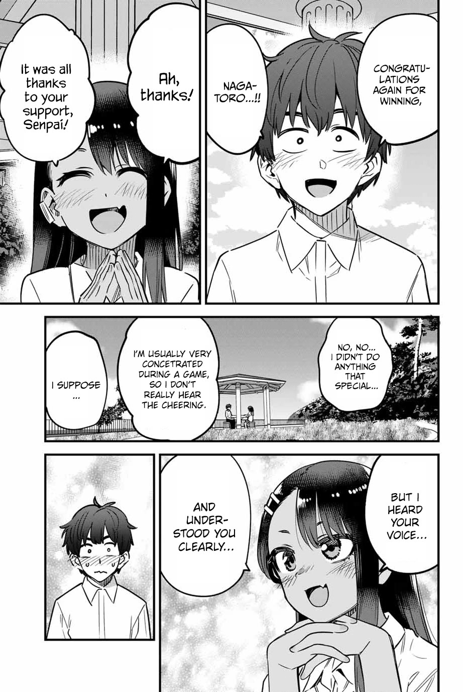 Please don't bully me, Nagatoro Chapter 143 page 5 - Chapter 143: Come one, please say something, Senpai.