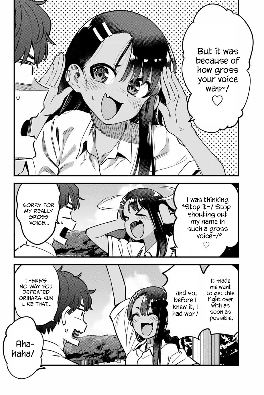 Please don't bully me, Nagatoro Chapter 143 page 6 - Chapter 143: Come one, please say something, Senpai.