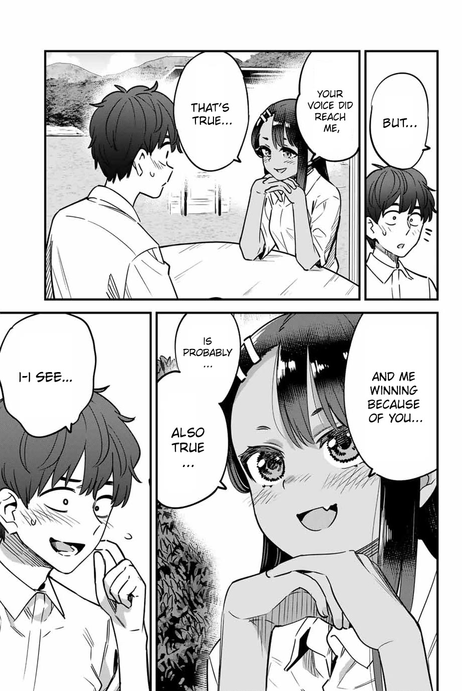 Please don't bully me, Nagatoro Chapter 143 page 7 - Chapter 143: Come one, please say something, Senpai.
