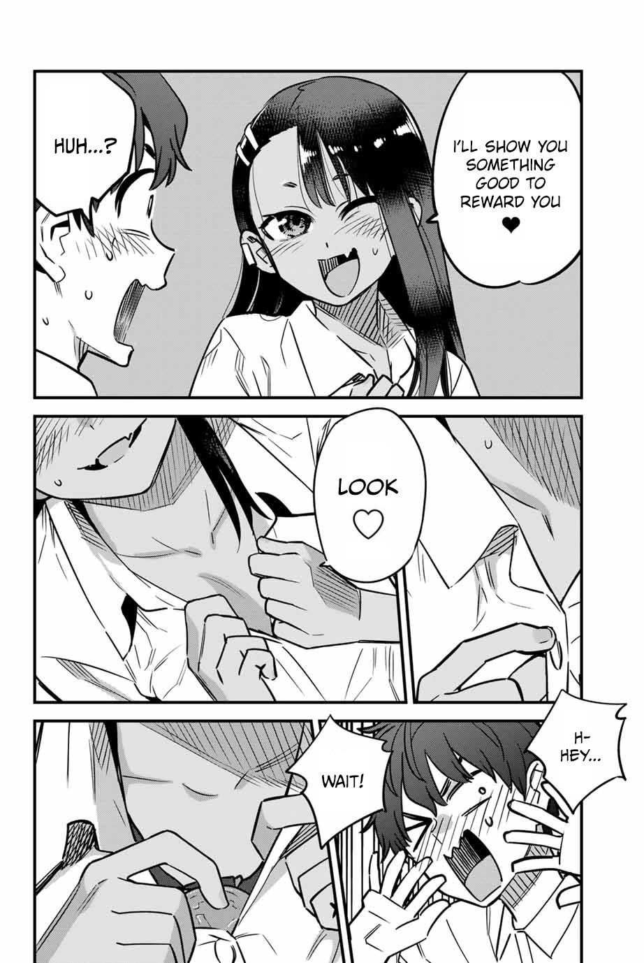 Please don't bully me, Nagatoro Chapter 143 page 8 - Chapter 143: Come one, please say something, Senpai.