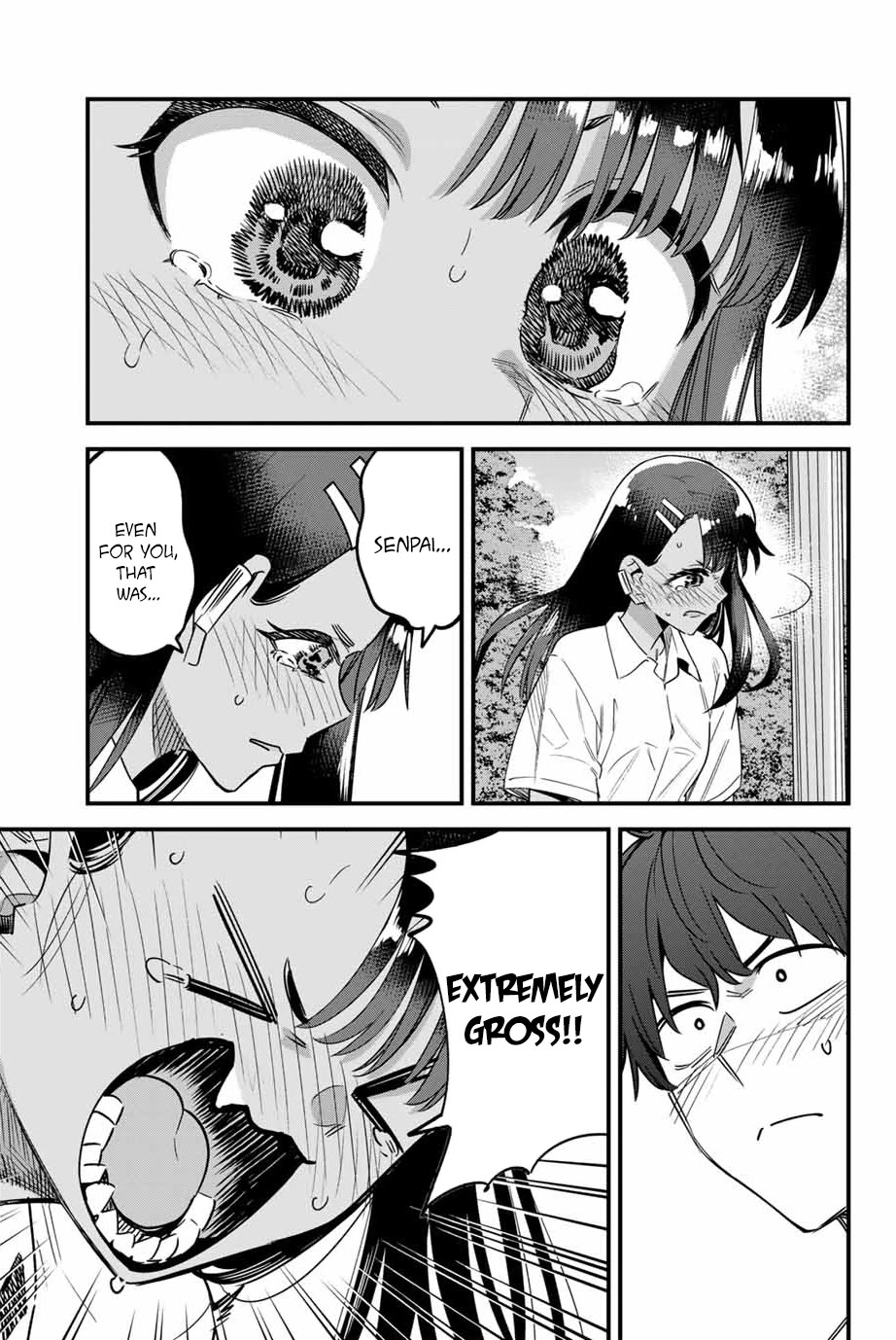 Please don't bully me, Nagatoro Chapter 144 page 13 - Chapter 144: Senpai... even for you, that was...