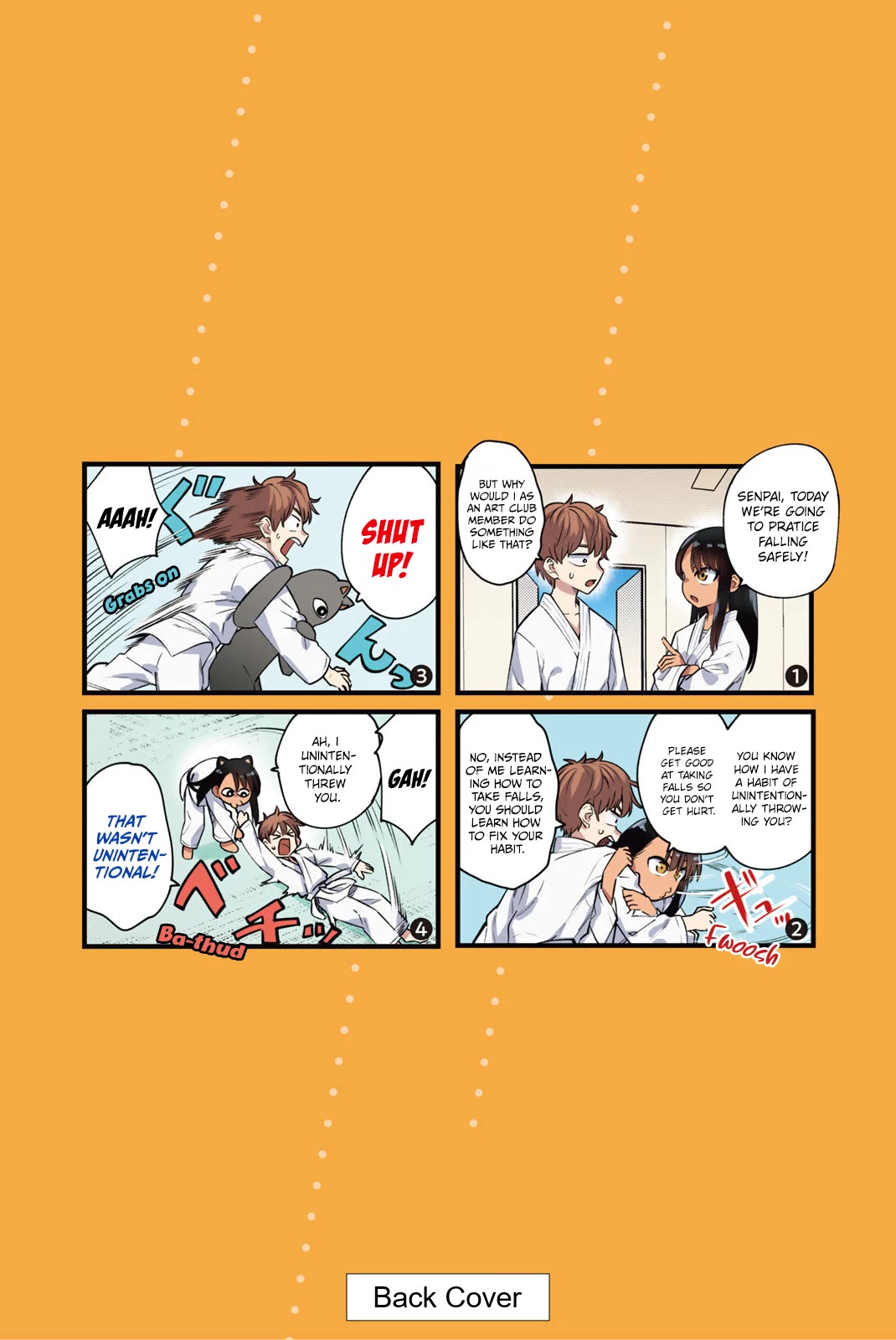 Please don't bully me, Nagatoro Chapter 145.5 page 12 - Chapter 145.5: I have to... Go home... Nude...?