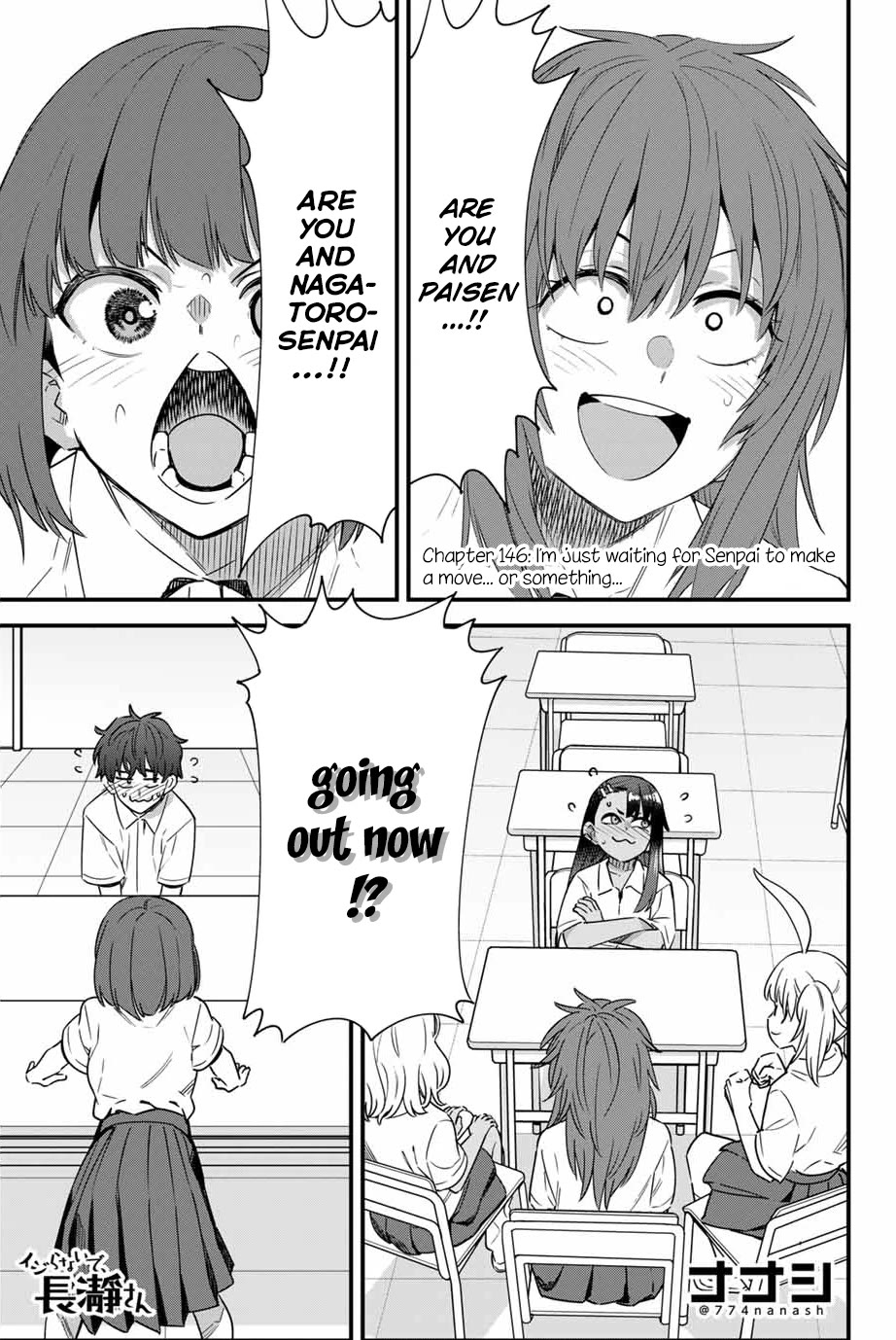 Please don't bully me, Nagatoro Chapter 146 page 1 - Chapter 146: I'm just waiting for Senpai to make a move... or something...