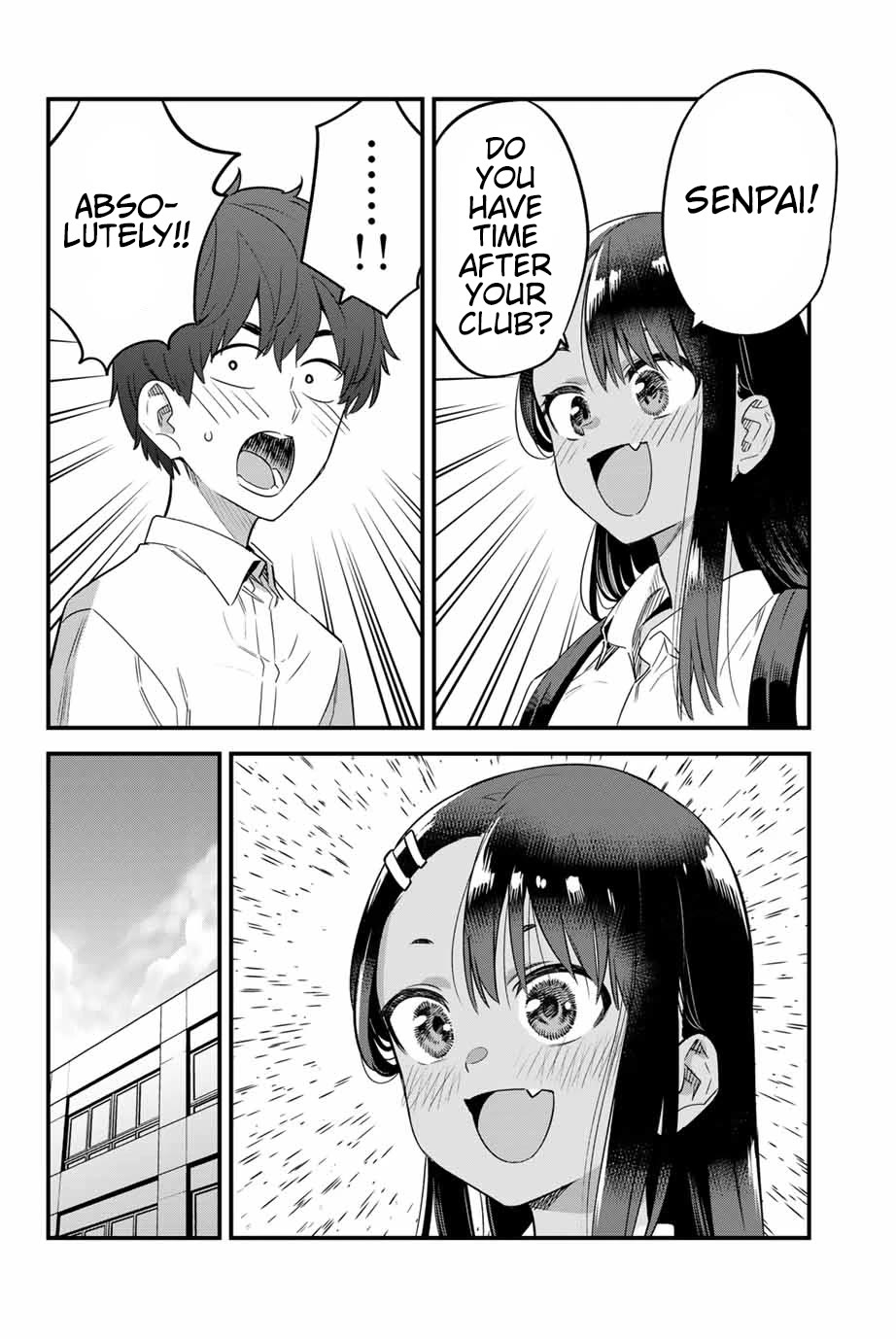 Please don't bully me, Nagatoro Chapter 147 page 4 - Chapter 147: Senpai! Do you have time after your club?