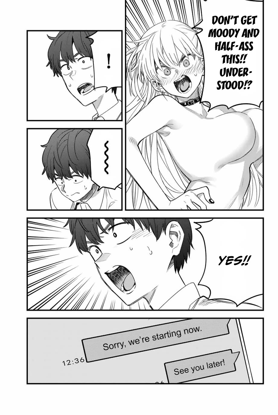Please don't bully me, Nagatoro Chapter 149 page 11 - Chapter 149: Your voice is kinda shrieky, Senpai