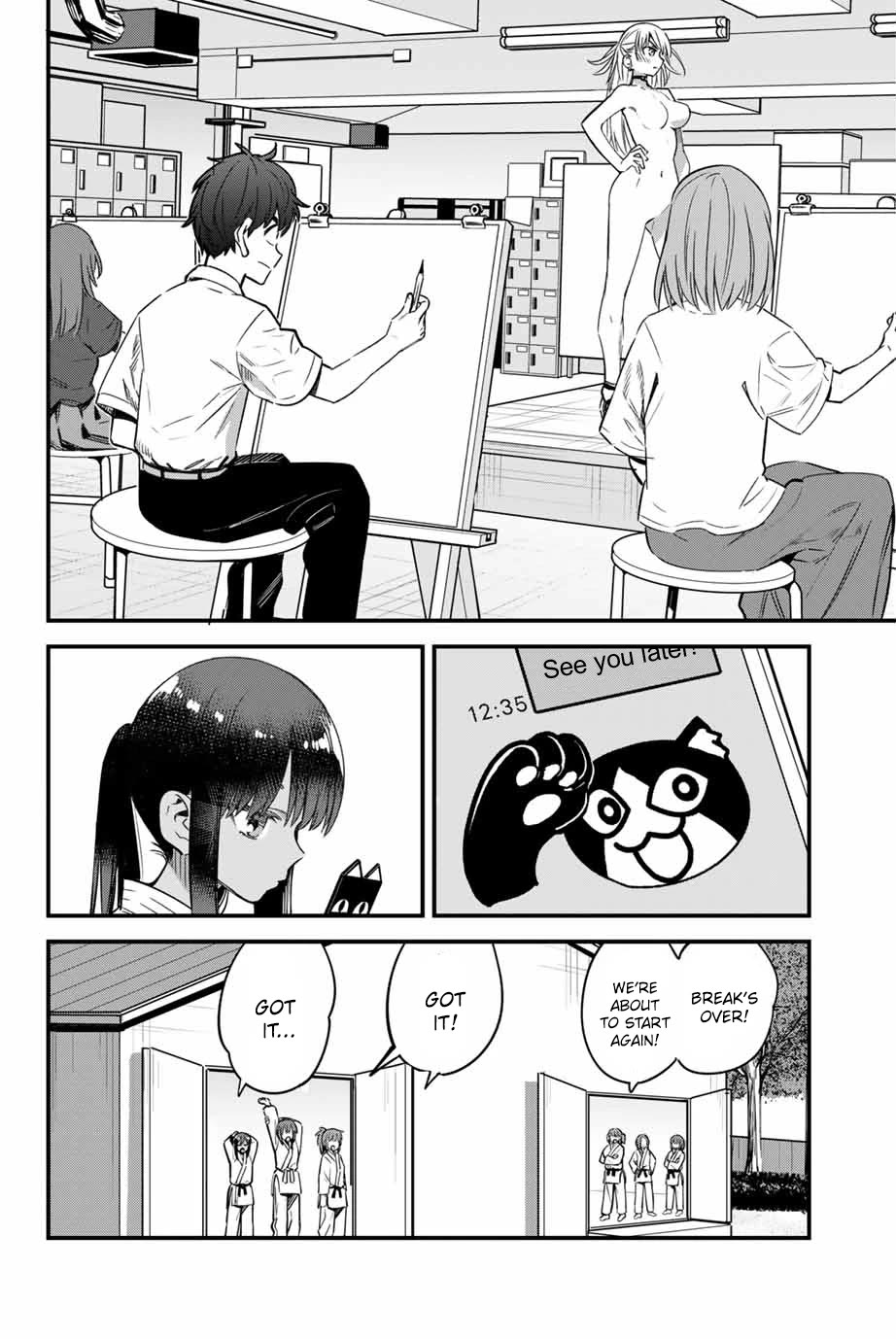 Please don't bully me, Nagatoro Chapter 149 page 12 - Chapter 149: Your voice is kinda shrieky, Senpai