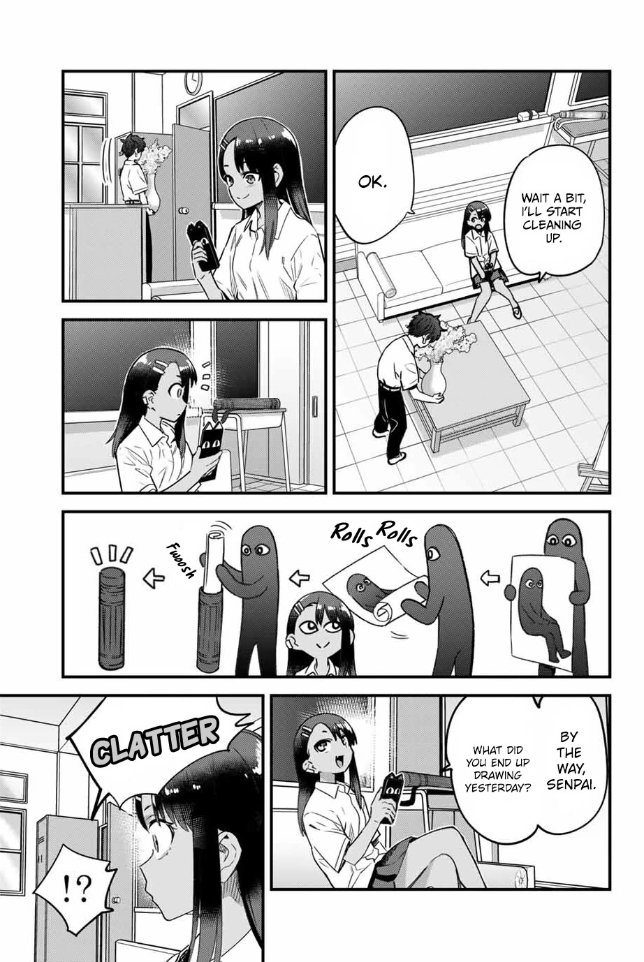 Please don't bully me, Nagatoro Chapter 149 page 17 - Chapter 149: Your voice is kinda shrieky, Senpai