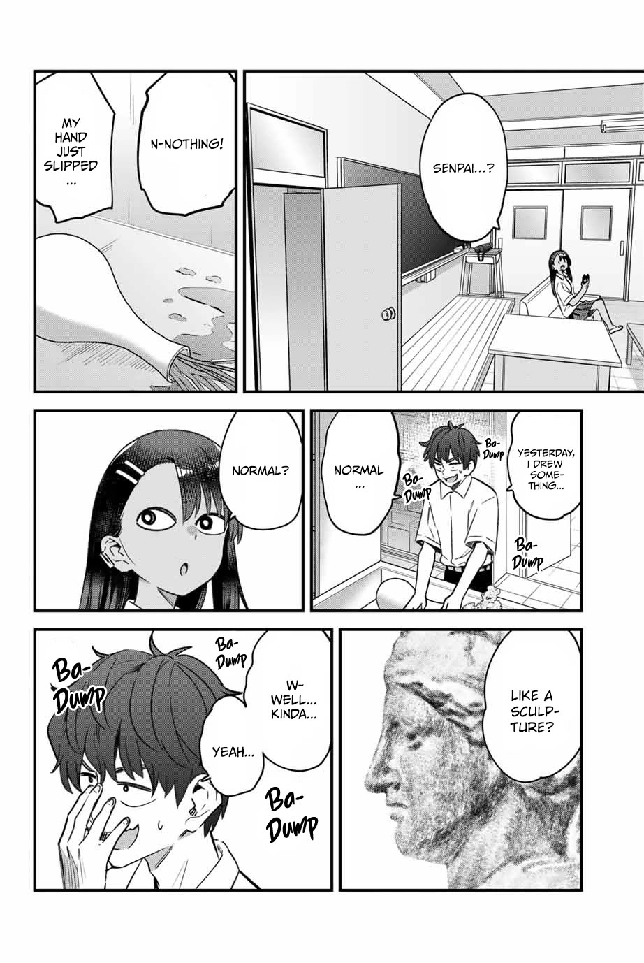 Please don't bully me, Nagatoro Chapter 149 page 18 - Chapter 149: Your voice is kinda shrieky, Senpai