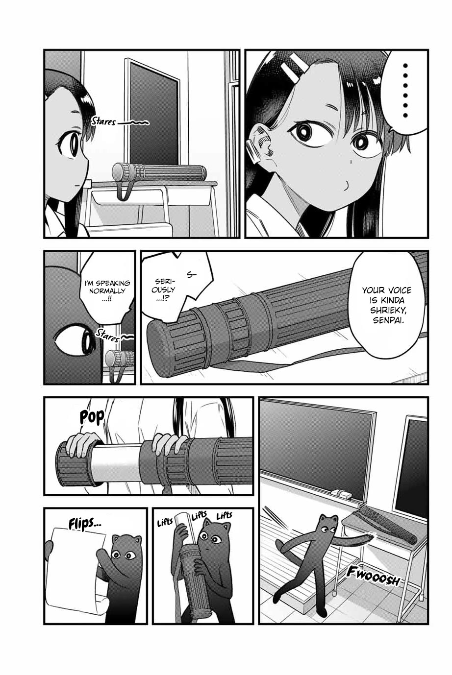 Please don't bully me, Nagatoro Chapter 149 page 19 - Chapter 149: Your voice is kinda shrieky, Senpai