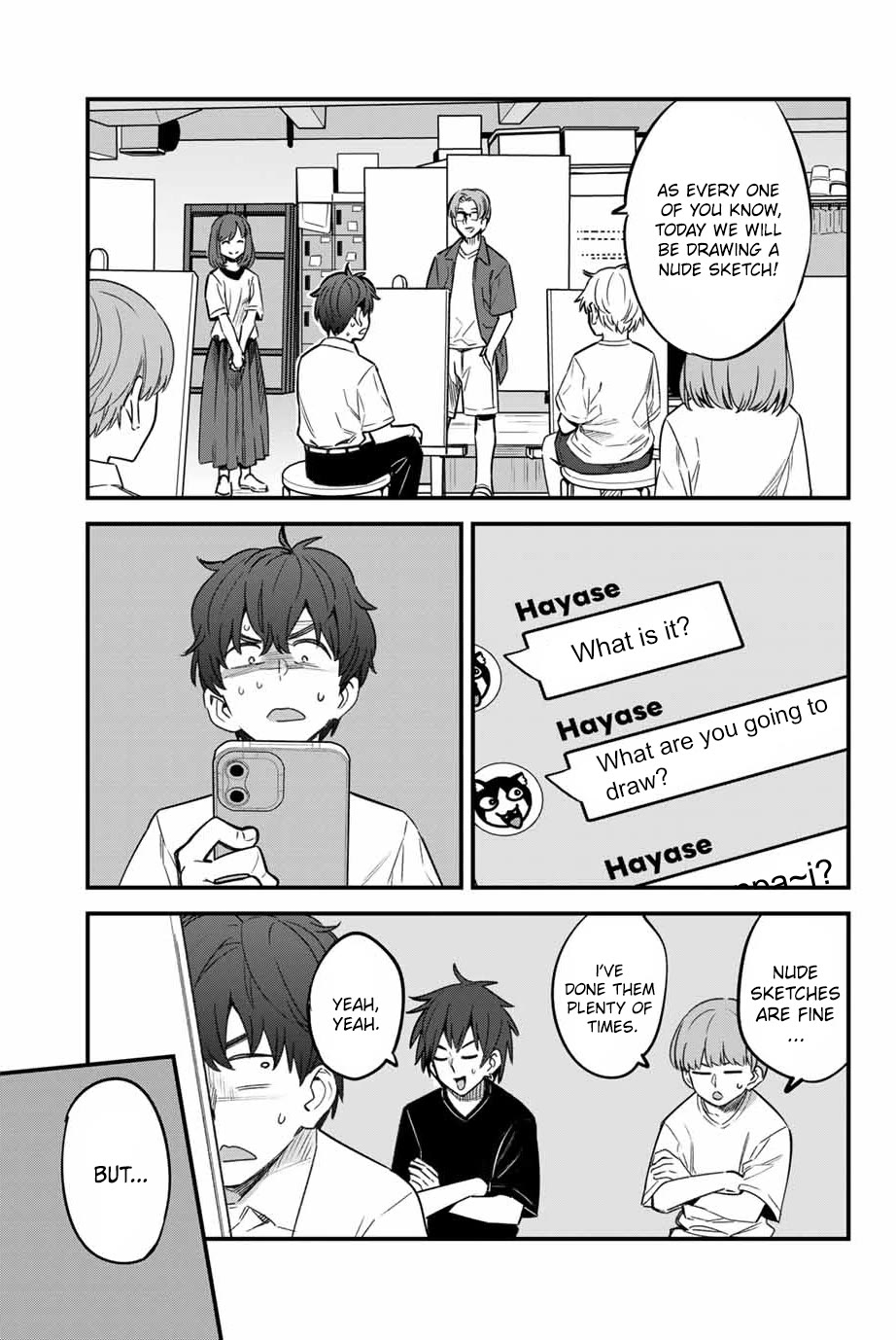 Please don't bully me, Nagatoro Chapter 149 page 7 - Chapter 149: Your voice is kinda shrieky, Senpai