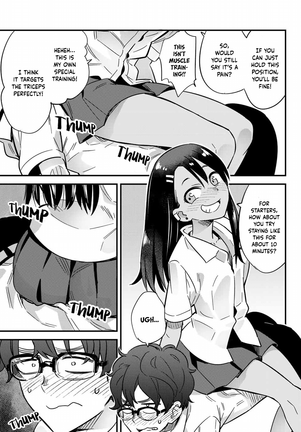 Please don't bully me, Nagatoro Chapter 15 page 7 - Chapter 15: Senpai, Your Arms Are So Thin!!