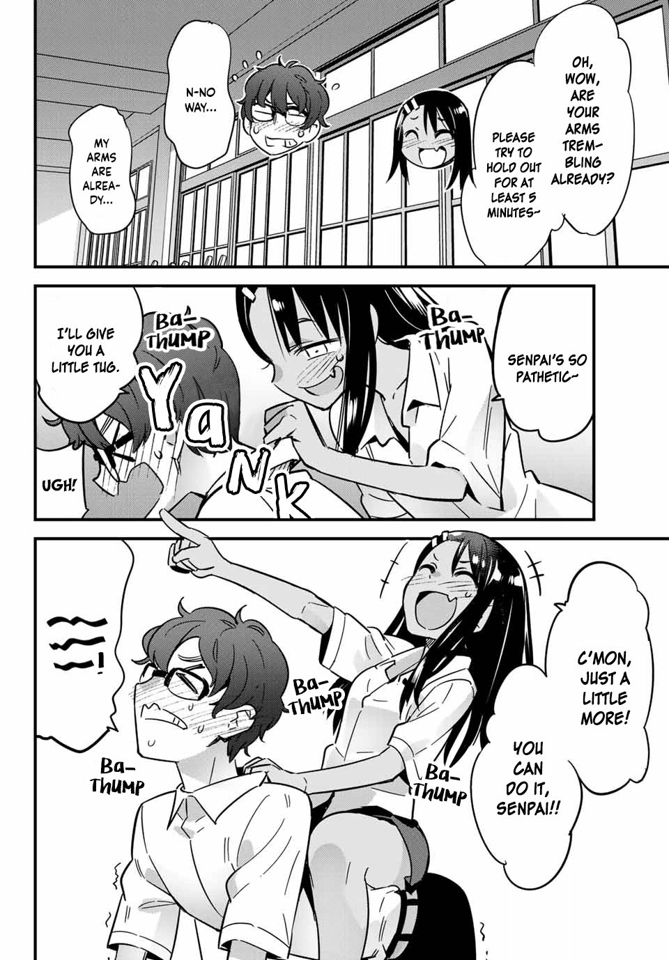 Please don't bully me, Nagatoro Chapter 15 page 8 - Chapter 15: Senpai, Your Arms Are So Thin!!