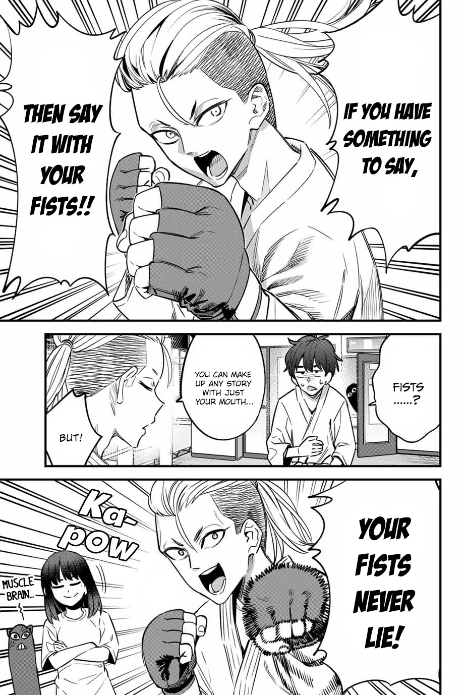 Please don't bully me, Nagatoro Chapter 151 page 15 - Chapter 151: Senpaii!! You can do it!! Senpaiii!!