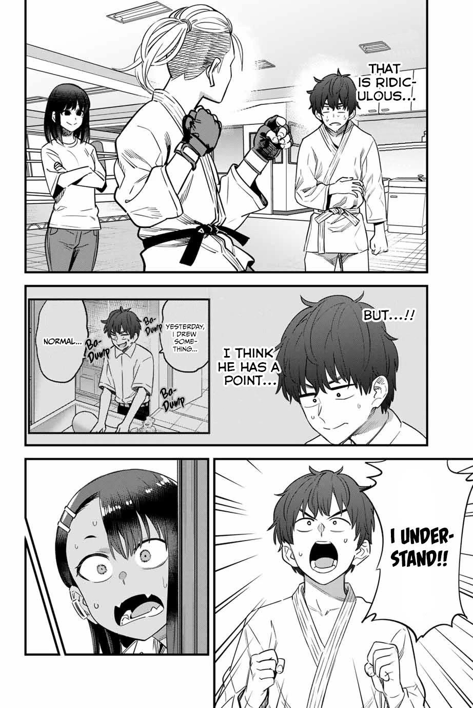 Please don't bully me, Nagatoro Chapter 151 page 16 - Chapter 151: Senpaii!! You can do it!! Senpaiii!!