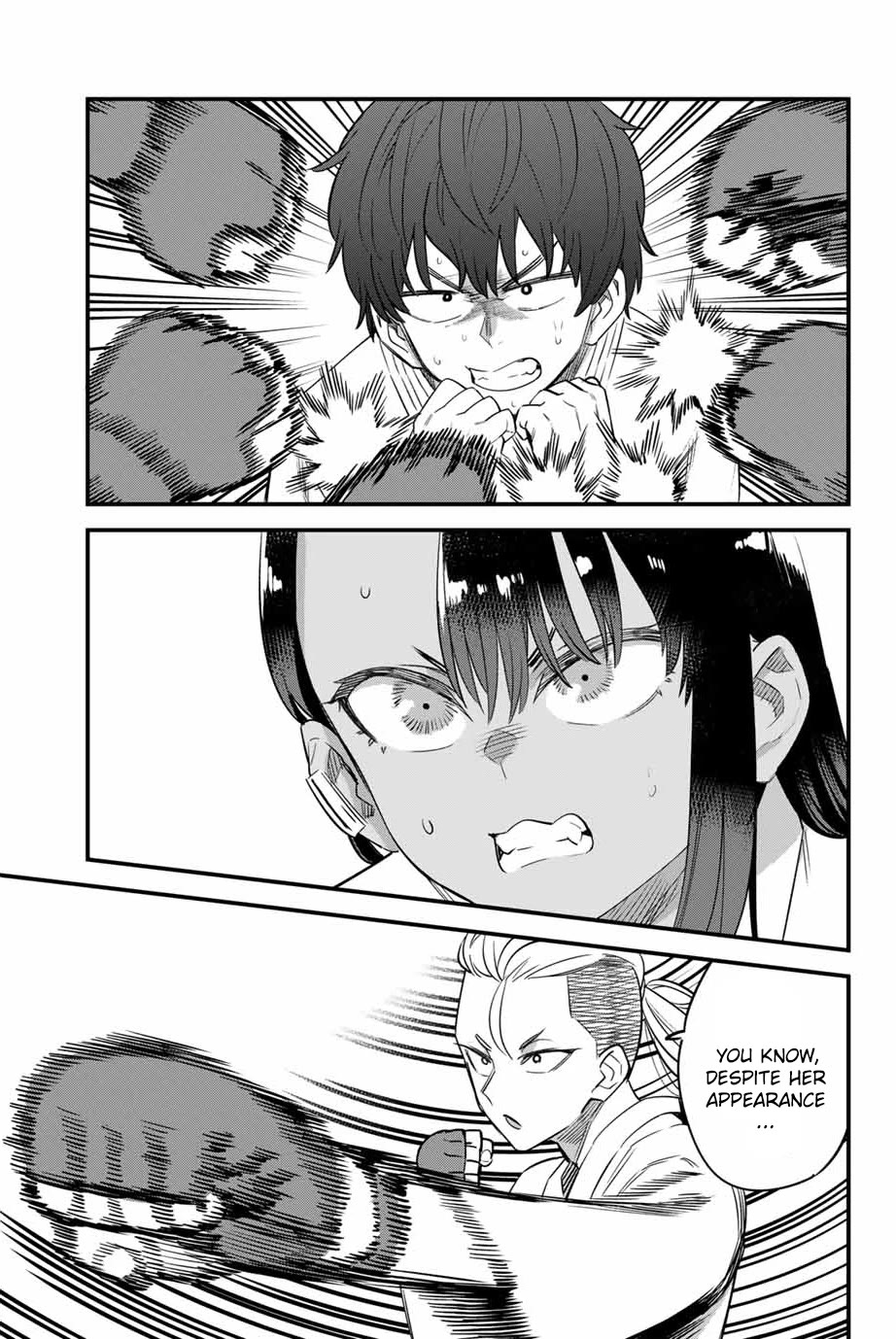 Please don't bully me, Nagatoro Chapter 151 page 19 - Chapter 151: Senpaii!! You can do it!! Senpaiii!!