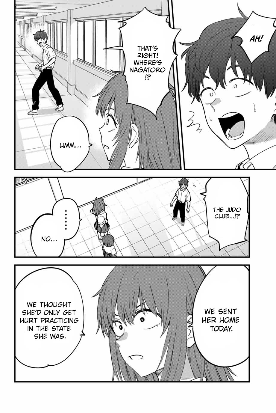 Please don't bully me, Nagatoro Chapter 151 page 2 - Chapter 151: Senpaii!! You can do it!! Senpaiii!!