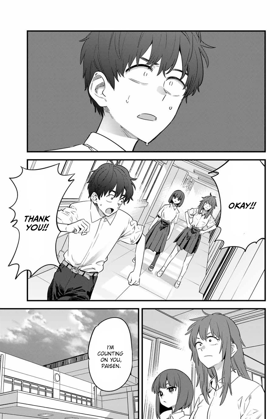 Please don't bully me, Nagatoro Chapter 151 page 3 - Chapter 151: Senpaii!! You can do it!! Senpaiii!!