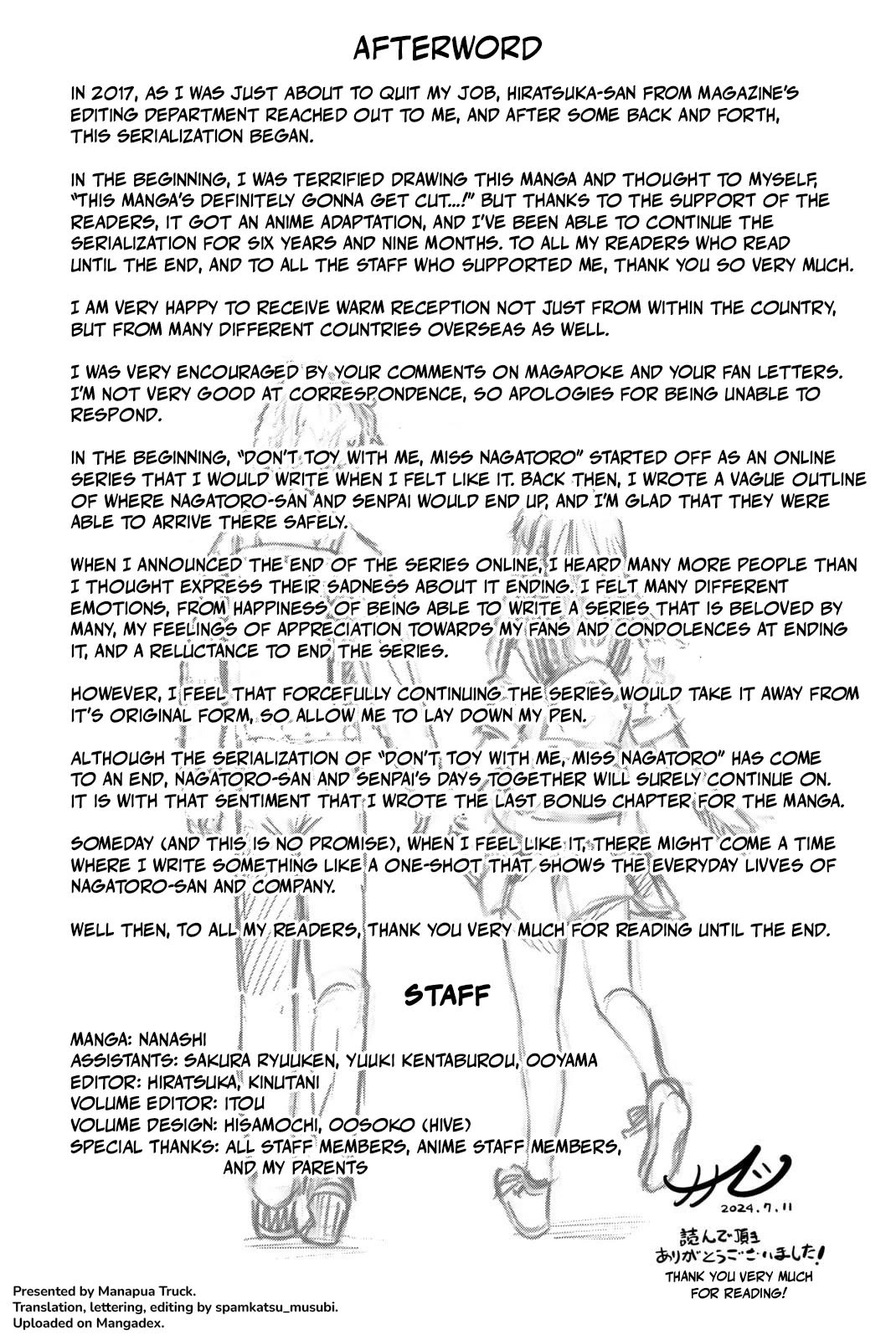 Please don't bully me, Nagatoro Chapter 154.5 page 14 - Chapter 154.5: This is gonna be so much fun, Senpai ♡
