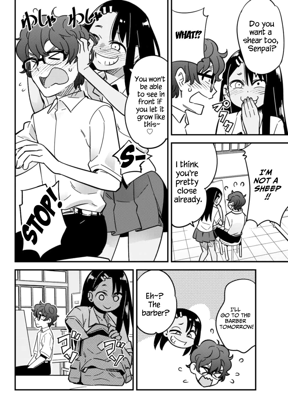 Please don't bully me, Nagatoro Chapter 16 page 4 - Chapter 16: Senpai's fluff