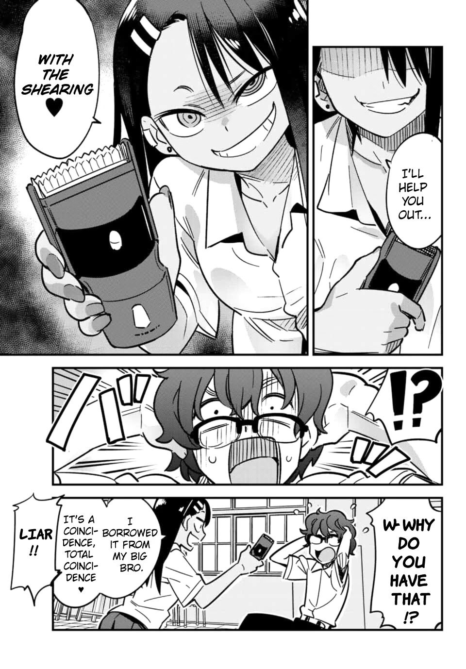 Please don't bully me, Nagatoro Chapter 16 page 5 - Chapter 16: Senpai's fluff