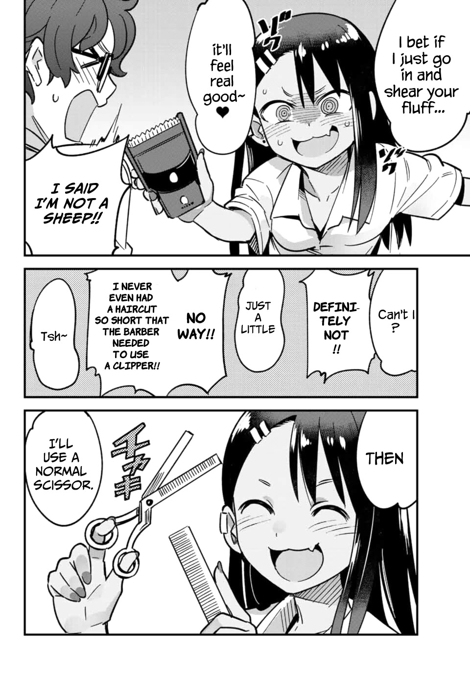 Please don't bully me, Nagatoro Chapter 16 page 6 - Chapter 16: Senpai's fluff