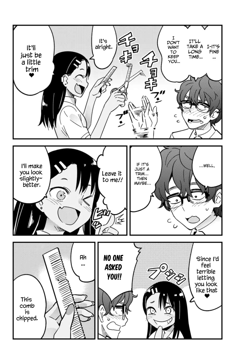 Please don't bully me, Nagatoro Chapter 16 page 8 - Chapter 16: Senpai's fluff
