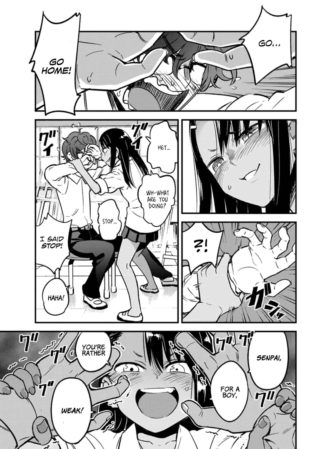 Please don't bully me, Nagatoro Chapter 2 page 17 - Chapter 2: "Watching you is so fun!"