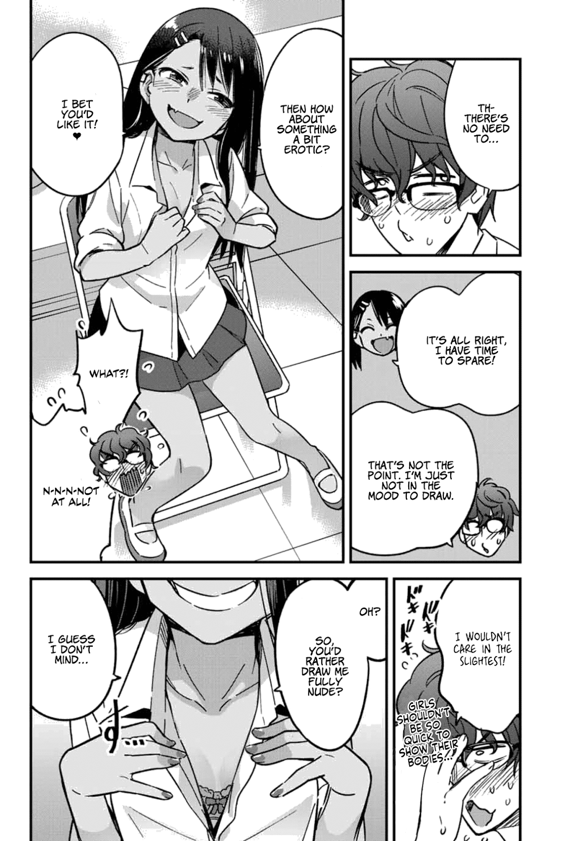 Please don't bully me, Nagatoro Chapter 2 page 6 - Chapter 2: "Watching you is so fun!"